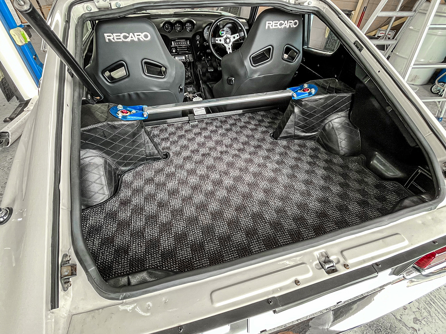 スストア最高級 フロアマット トランク用 日産 フェアレディZ 34系 H20.12- 日産用